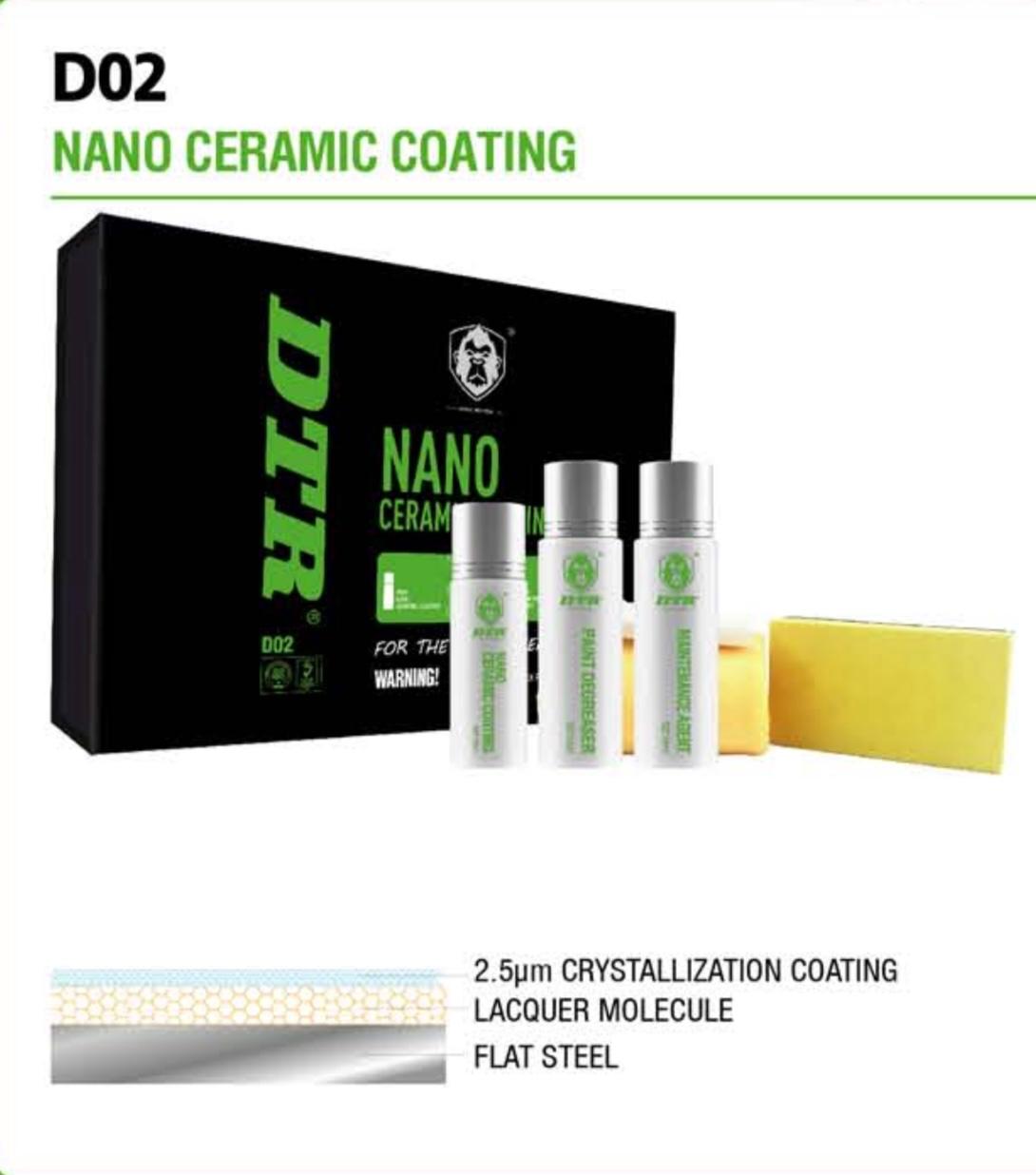 DTR D02 Nano Ceramic Coating Kit (Graphene 9H)