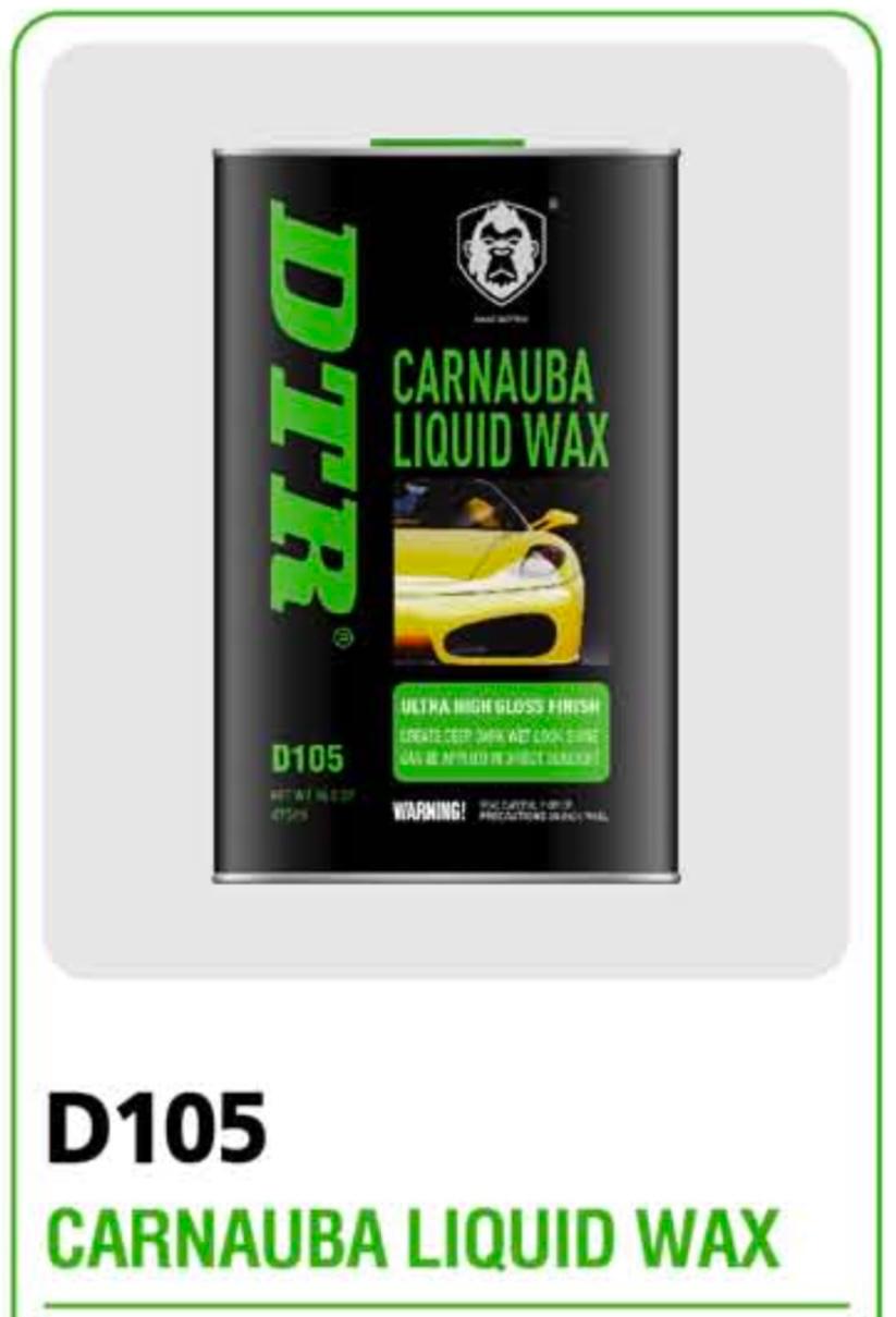 DTR D105 Carnauba Liquid Wax