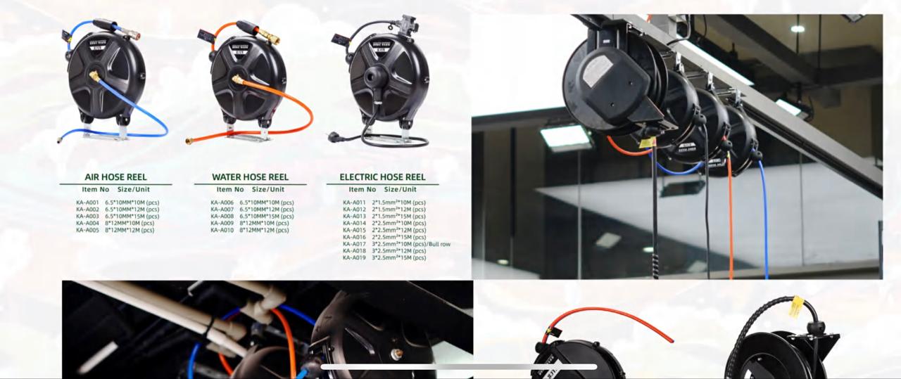KLCB KA-A001 Industrial Automatic Retractable Hose Reels