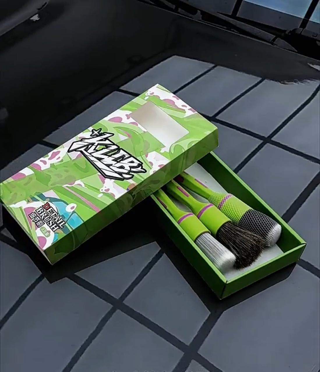 KLCB KA-W118 Detail Brush 3-Piece Gift Box Set